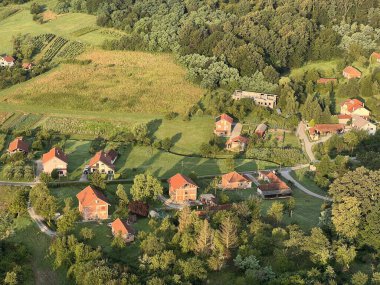 Hırvat Zagorje - Hırvatistan (Panoramski, Balonom iznad Hrvatskog Zagorja - Hrvatska)