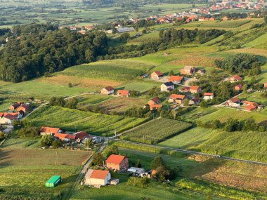 Hırvat Zagorje - Hırvatistan (Panoramski, Balonom iznad Hrvatskog Zagorja - Hrvatska)