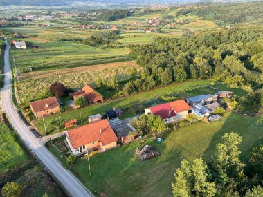 Hırvat Zagorje - Hırvatistan (Panoramski, Balonom iznad Hrvatskog Zagorja - Hrvatska)