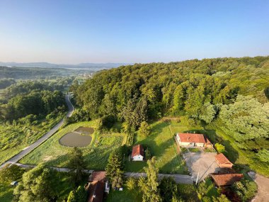 Hırvat Zagorje - Hırvatistan (Panoramski, Balonom iznad Hrvatskog Zagorja - Hrvatska)