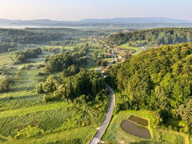 Hırvat Zagorje - Hırvatistan (Panoramski, Balonom iznad Hrvatskog Zagorja - Hrvatska)