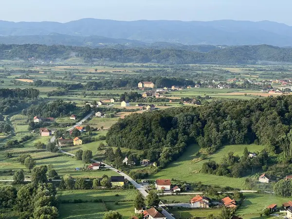 Hırvat Zagorje - Hırvatistan (Panoramski, Balonom iznad Hrvatskog Zagorja - Hrvatska)