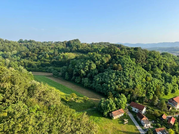 Hırvat Zagorje - Hırvatistan (Panoramski, Balonom iznad Hrvatskog Zagorja - Hrvatska)