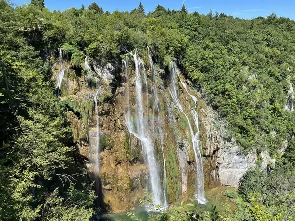Big waterfall or Waterfall Plitvica, Plitvice Lakes National Park, UNESCO natural world heritage - Croatia (Veliki slap ili Slap Plitvica, Nacionalni park Plitvicka jezera, Hrvatska)