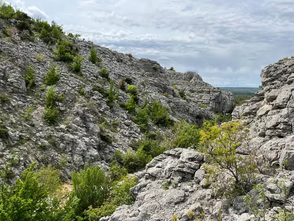 Bijela voda dere kanyonu veya Bijela nehir karst kanyonu, Karin Gornji - Hırvatistan (Kanjon potoka Bijela voda ili krski kanjon Bijela rijeka, Karin Gornji - Hrvatska)