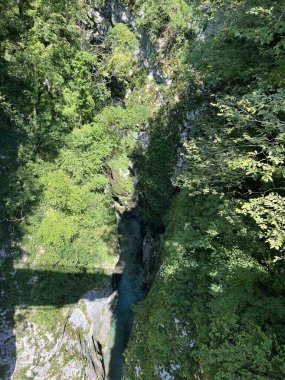 Tolmin Gorges (Triglav Ulusal Parkı, Slovenya) - Tolminer Klammen (Nationalpark Triglav, Slowenien) - Tolminska korita (Triglavski narodni parkı, Slovenya)