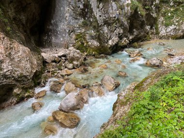 Tolmin Gorges (Triglav Ulusal Parkı, Slovenya) - Tolminer Klammen (Nationalpark Triglav, Slowenien) - Tolminska korita (Triglavski narodni parkı, Slovenya)