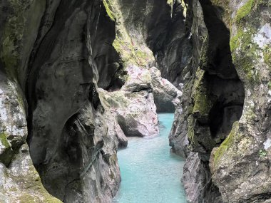 Tolmin Gorges (Triglav Ulusal Parkı, Slovenya) - Tolminer Klammen (Nationalpark Triglav, Slowenien) - Tolminska korita (Triglavski narodni parkı, Slovenya)