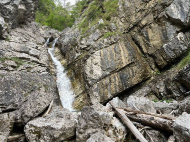 Predelica nehri ve şelaleleri, Log pod Mangartom (Triglav Ulusal Parkı, Slovenya) - Der Predelica-Bach und die Wasserfaelle (Triglav-Nationalpark, Slowenien) - Potok Predelica in slapovi (Triglavski narodni park, Slovenija)