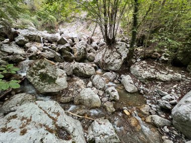 Godica vadisi (Triglav Ulusal Parkı, Slovenya) - Schlucht des Baches Godica (Triglav-Nationalpark, Slowenien) - Soteska Godice ali potok Gadica, Tolmin (Triglavski narodni parkı, Slovenya)