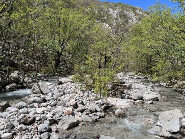 Torrential stream Mala Paklenica, Seline (Paklenica Ulusal Parkı, Hırvatistan) - Wildbach Mala Paklenica, Seline (Nationalpark, Kroatien) - Bujicni potok Mala Paklenica, Seline (Nacionalni parkı Paklenica, Hrvatska)