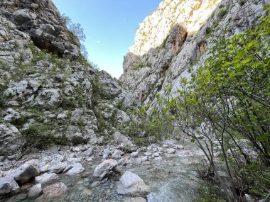 Mala Paklenica Kanyonu, Seline (Paklenica Ulusal Parkı, Hırvatistan) - Die Schlucht von Mala Paklenica, Seline (Nationalpark, Kroatien) - Kanjon Erkek Paklenice (Nacionalni parkı Paklenica, Hrvatska)