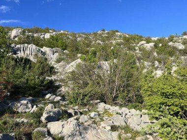 Velebit ve Pakistan Ulusal Parkı 'nda (Starigrad, Hırvatistan) dağcılık yolları - Bergsteigerwege auf dem Velebit und im Nationalpark Paklenica (Starigrad, Kroatien) - Planinarske staze na Velebitu u u nacionalnom parku Paklenica (Hrvatska)