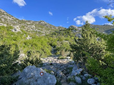 Velebit ve Pakistan Ulusal Parkı 'nda (Starigrad, Hırvatistan) dağcılık yolları - Bergsteigerwege auf dem Velebit und im Nationalpark Paklenica (Starigrad, Kroatien) - Planinarske staze na Velebitu u u nacionalnom parku Paklenica (Hrvatska)