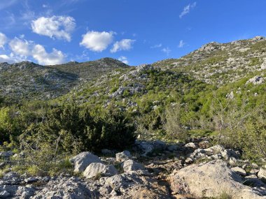 Velebit ve Pakistan Ulusal Parkı 'nda (Starigrad, Hırvatistan) dağcılık yolları - Bergsteigerwege auf dem Velebit und im Nationalpark Paklenica (Starigrad, Kroatien) - Planinarske staze na Velebitu u u nacionalnom parku Paklenica (Hrvatska)