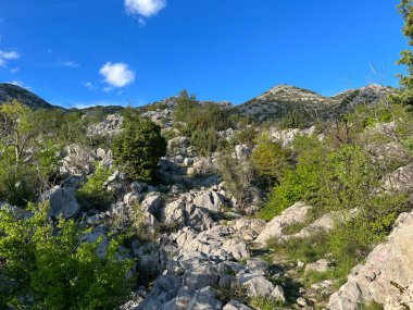 Velebit ve Pakistan Ulusal Parkı 'nda (Starigrad, Hırvatistan) dağcılık yolları - Bergsteigerwege auf dem Velebit und im Nationalpark Paklenica (Starigrad, Kroatien) - Planinarske staze na Velebitu u u nacionalnom parku Paklenica (Hrvatska)