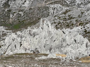 Güney Velebit, Jasenice (Velebit Doğa Parkı, Hırvatistan) - Kalksteinfelsen im suedlichen Velebit (Naturpark Velebit, Kroatien) - Vapnenacke stijene na juznom Velebitu (Hrvatska)