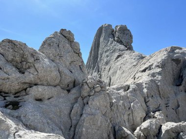 Güney Velebit, Jasenice (Velebit Doğa Parkı, Hırvatistan) - Kalksteinfelsen im suedlichen Velebit (Naturpark Velebit, Kroatien) - Vapnenacke stijene na juznom Velebitu (Hrvatska)