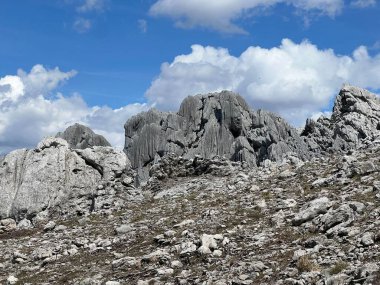 Güney Velebit, Jasenice (Velebit Doğa Parkı, Hırvatistan) - Kalksteinfelsen im suedlichen Velebit (Naturpark Velebit, Kroatien) - Vapnenacke stijene na juznom Velebitu (Hrvatska)