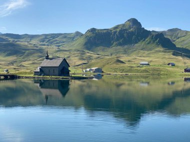 Melchsee Chapel, Melchsee-Kapelle, Frutt-Kapelle veya Kapelle am Melchsee, Melchtal - Obwalden Kantonu, İsviçre (Kanton Obwald, Schweiz)