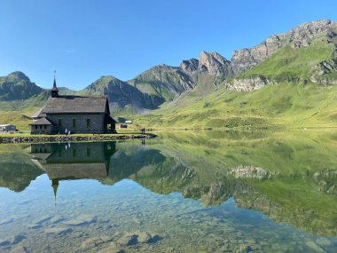 Melchsee Chapel, Melchsee-Kapelle, Frutt-Kapelle veya Kapelle am Melchsee, Melchtal - Obwalden Kantonu, İsviçre (Kanton Obwald, Schweiz)
