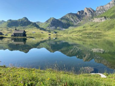 Melchsee Chapel, Melchsee-Kapelle, Frutt-Kapelle veya Kapelle am Melchsee, Melchtal - Obwalden Kantonu, İsviçre (Kanton Obwald, Schweiz)