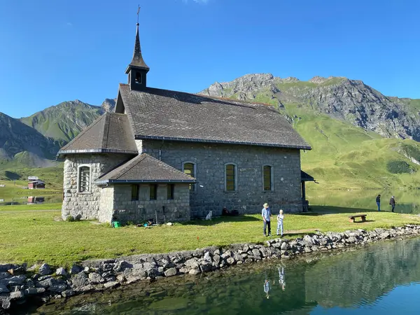 Melchsee Chapel, Melchsee-Kapelle, Frutt-Kapelle veya Kapelle am Melchsee, Melchtal - Obwalden Kantonu, İsviçre (Kanton Obwald, Schweiz)