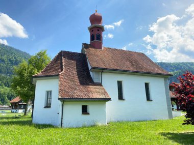 Gözlem Şapeli ya da St. Beat Chapel - Canton Obwalden, İsviçre (Kapelle Obsee oder Kapelle St. Beat - Kanton Obwald, Schweiz)