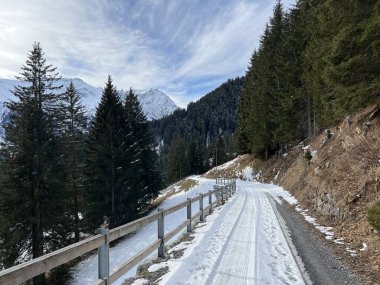 İsviçre 'nin Arosa Kantonu (Kanton Graubuenden, Schweiz)