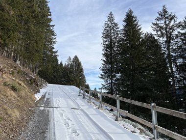 İsviçre 'nin Arosa Kantonu (Kanton Graubuenden, Schweiz)