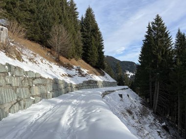 İsviçre 'nin Arosa Kantonu (Kanton Graubuenden, Schweiz)