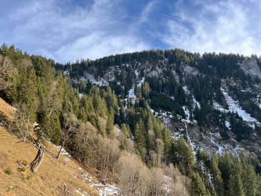 Engelberg turizm beldesi Kanton of Obwalden, İsviçre (Kanton Obwald, Schweiz)