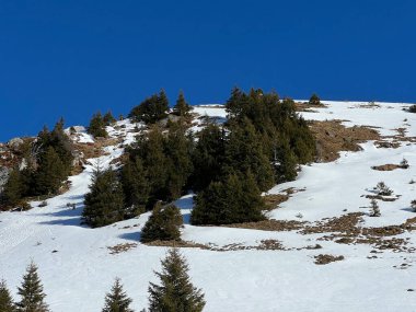 Engelberg turizm beldesi - İsviçre 'nin Obwalden Kantonu (Kanton Obwald, Schweiz)