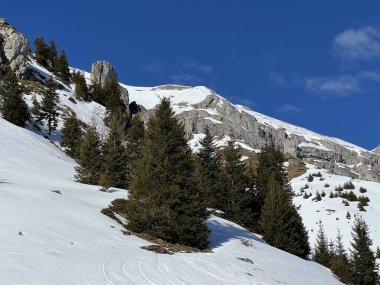 Engelberg turizm beldesi - İsviçre 'nin Obwalden Kantonu (Kanton Obwald, Schweiz)