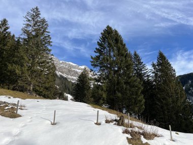 Engelberg turizm beldesi - İsviçre 'nin Obwalden Kantonu (Kanton Obwald, Schweiz)