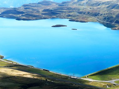 Uri Alp Dağları 'ndaki Tannensee ya da Tannen Gölü, Kerns - Obwalden Kantonu, İsviçre (Kanton Obwald, Schweiz)