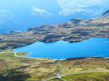 Uri Alp Dağları 'ndaki Tannensee ya da Tannen Gölü, Kerns - Obwalden Kantonu, İsviçre (Kanton Obwald, Schweiz)