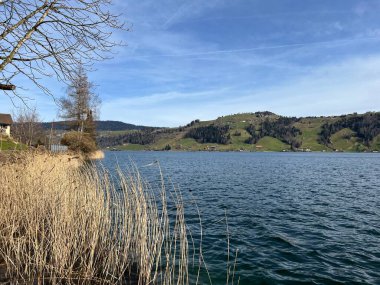 İsviçre subalpin gölü bkz. Agerisee veya Ageri Gölü (Aegeri Gölü) - İsviçre 'nin Zug Kantonu - (Agerisee oder Aegerisee - Kanton Zug, Schweiz)