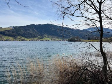 İsviçre subalpin gölü bkz. Agerisee veya Ageri Gölü (Aegeri Gölü) - İsviçre 'nin Zug Kantonu - (Agerisee oder Aegerisee - Kanton Zug, Schweiz)