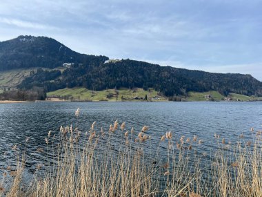 İsviçre subalpin gölü bkz. Agerisee veya Ageri Gölü (Aegeri Gölü) - İsviçre 'nin Zug Kantonu - (Agerisee oder Aegerisee - Kanton Zug, Schweiz)