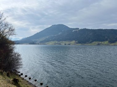 İsviçre subalpin gölü bkz. Agerisee veya Ageri Gölü (Aegeri Gölü) - İsviçre 'nin Zug Kantonu - (Agerisee oder Aegerisee - Kanton Zug, Schweiz)