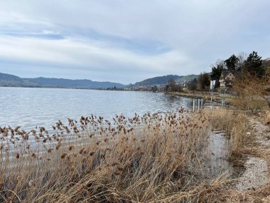 İsviçre subalpin gölü bkz. Agerisee veya Ageri Gölü (Aegeri Gölü) - İsviçre 'nin Zug Kantonu - (Agerisee oder Aegerisee - Kanton Zug, Schweiz)