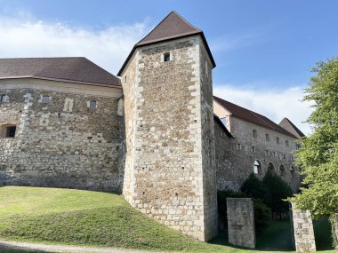 Ljubljana Şatosu, Slovenya - Burg von Ljubljana oder Laibacher Schloss, Slowenien - Ljubljanski mezunu, Slovenya - Ljubljanski dvorac ili Stari grad Ljubljana