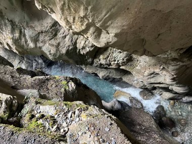 Glacier Gorge Rosenlaui veya Rosenlauischlucht, İsviçre (UNESCO Dünya Mirası) - Gletscherschlucht Rosenlaui - Meiringen, Schweiz (Das UNESCO-Welterbe Swiss Alps Jungfrau-Aletsch)