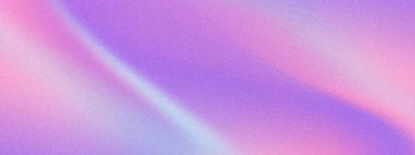 虹色のカラフルなピンクパープル鮮やかなホログラフィックグラデーションの背景80年代90年代ヴィンテージオーバーレイテクスチャ粒度ノイズ効果パターンと抽象的なテクスチャのバナーヘッダーで柔らかい明るい色 — ストック写真