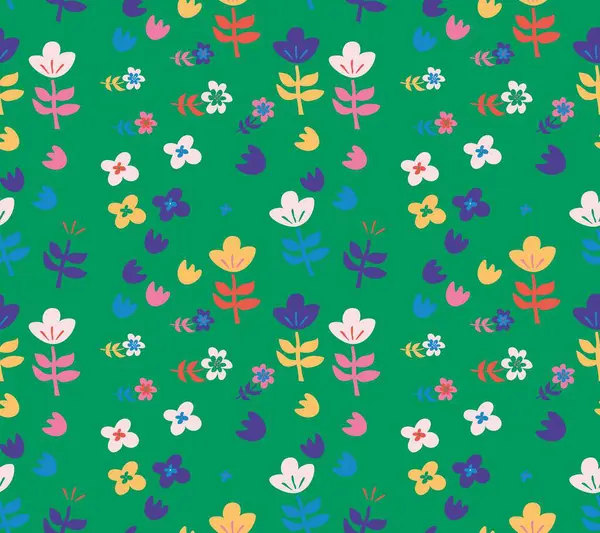 Kusursuz desenli funky retro çiçekleri. 