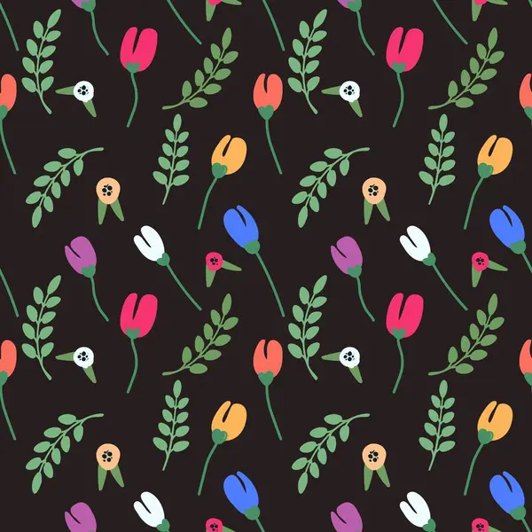 El yapımı çiçeklerle süslenmiş romantik ve zarif bir çiçek deseni.