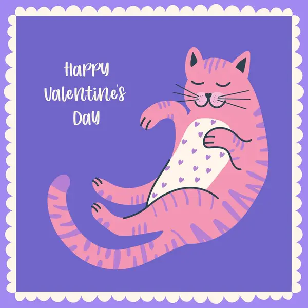 Sevgililer günün kutlu olsun. El çizimi illüstrasyon.