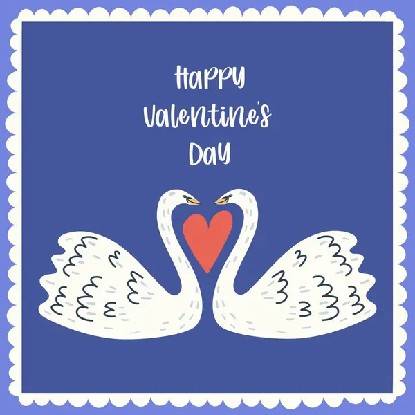 Sevgililer günün kutlu olsun. El çizimi illüstrasyon.