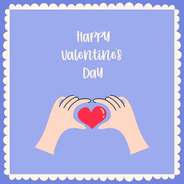 Sevgililer günün kutlu olsun. El çizimi illüstrasyon.